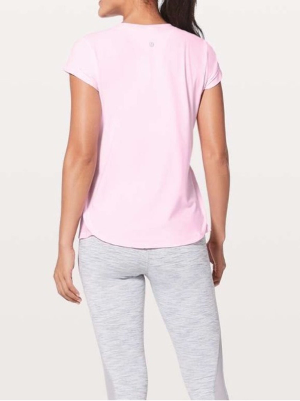 Lululemon Just Pleat It Short Sleeve Top in Pearl Pink *Size Medium - Picture 10 of 10